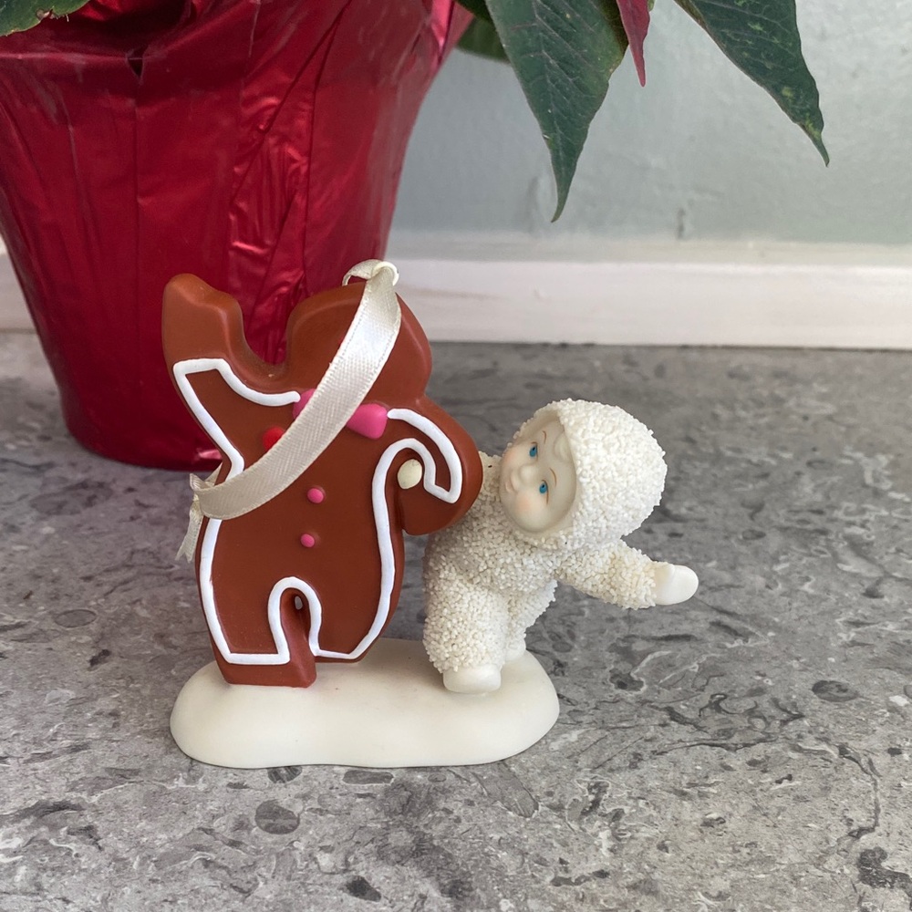 Department 56 snowbabies My Gingerbread Friend Snow Baby Christmas ornament dept - Picture 2 of 10